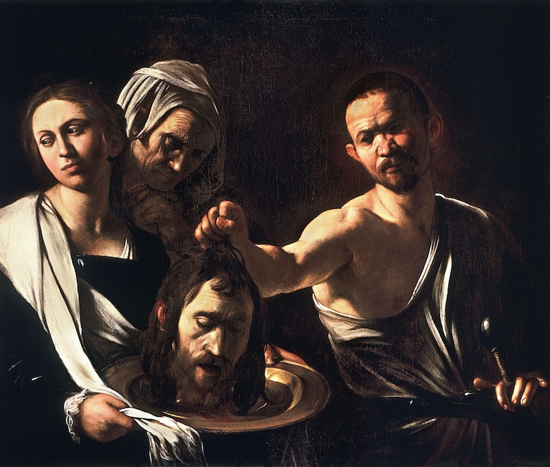 Salome with the Head of John the Baptist by Caravaggio, original