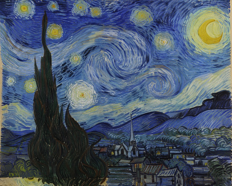 The Starry Night by Van Gogh, original