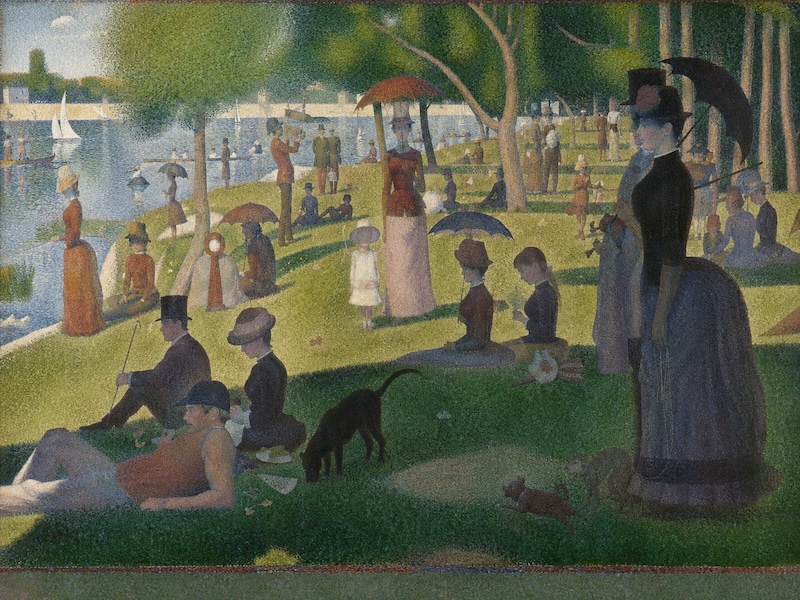 A Sunday Afternoon on the Island of La Grande Jatte by Seurat, original