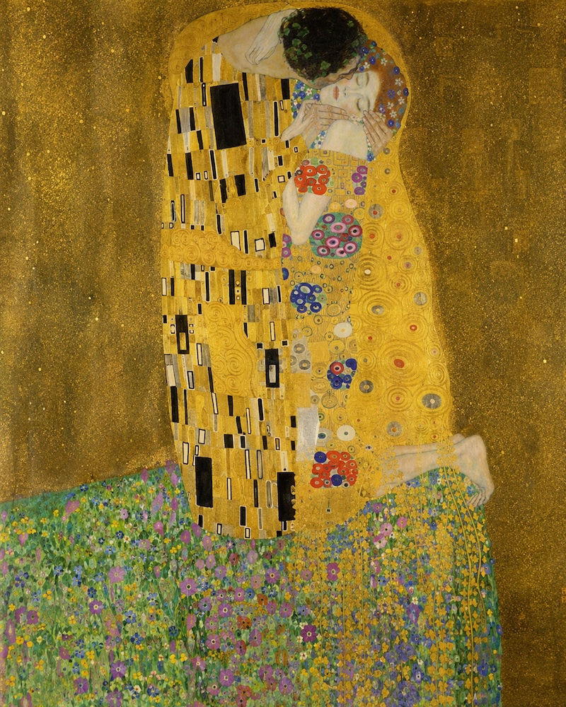 The Kiss by Gustav Klimt, original